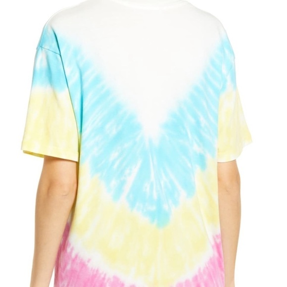 Daydreamer neon carnival tie dye short sleeve tee - Picture 2 of 7